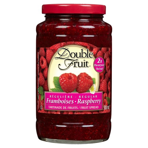 Double Fruit Jam Raspberry 500 ml