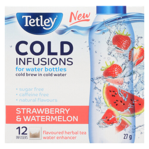 Tetley Cold Infusions Strawberry Watermelon 12 Infusers