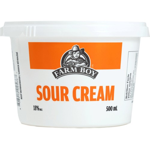 Farm Boy 18% Sour Cream 500 ml