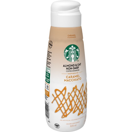 Starbucks Non-Dairy Creamer Almond & Oat Caramel Macchiato 828 ml