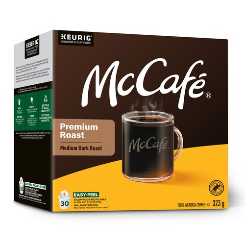 McCafé Premium Coffee Pods Medium Dark Roast 30 K-Cups 323 g