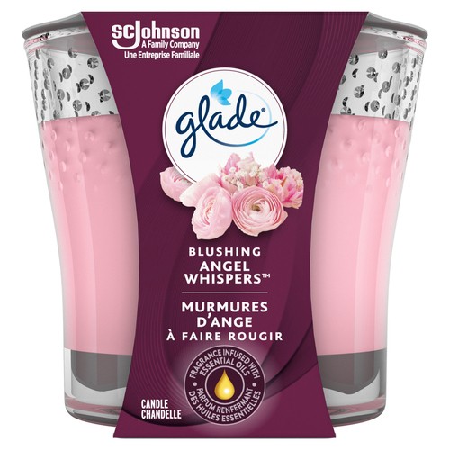 Glade Scented Jar Candle Air Freshener Angel Whispers 1 Pack