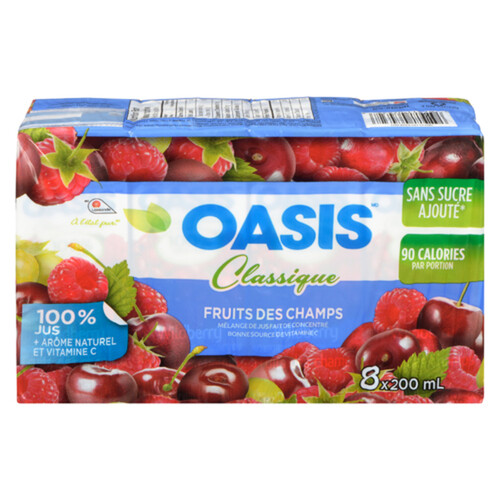 Oasis Classic Juice Wildberry 8 x 200 ml