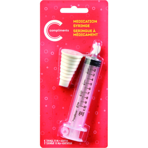 Compliments Medication Syringe 