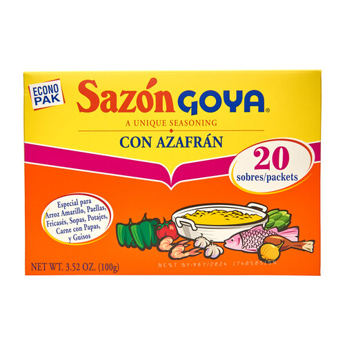 Goya Sazon Seasoning Saffron 100 g