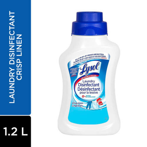 Lysol Laundry Disinfectant Crispy Linen 1.2 L