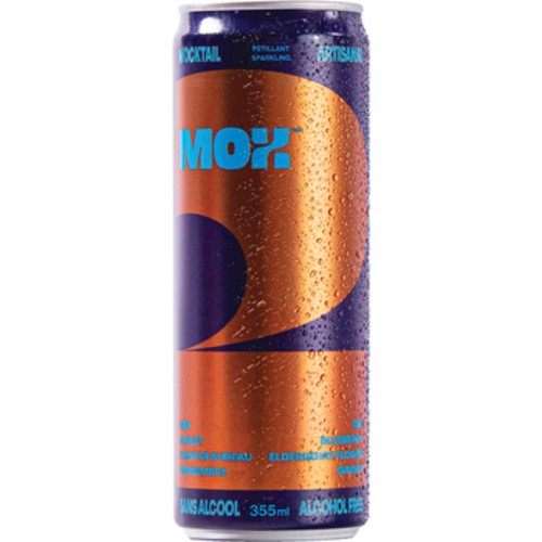 Mox Alcohol-Free Mocktail Gin Blueberry 355 ml (can)