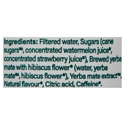 Yerba Madre Organic Yerba Mate Non Sparkling Beverage Watermelon 458 ml
