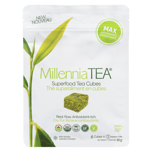 Millennia Frozen Tea Superfood Tea Cubes 81 g