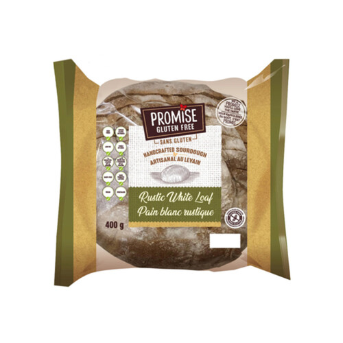 Promise Gluten-Free Vegan Rustic White Cob Loaf 400 g (frozen)