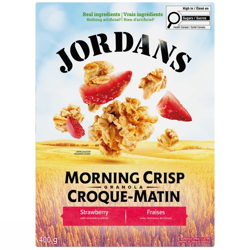 Jordans Morning Crisp Granola Cereal Strawberry 400 g