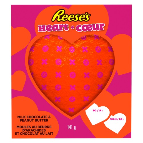 Hershey's Reese's Solid Peanut Butter Heart Chocolate 141 g