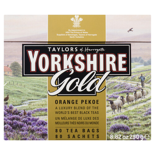 Taylors Of Harrogate Black Tea Yorkshire Gold 80 Tea Bags