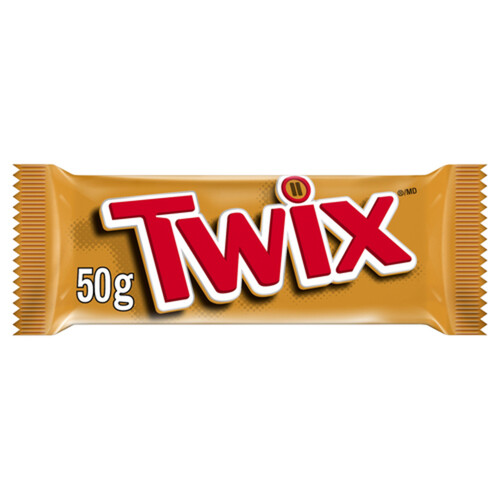 Twix Caramel Cookie Chocolate Candy Bar Full Size Bar 50 g