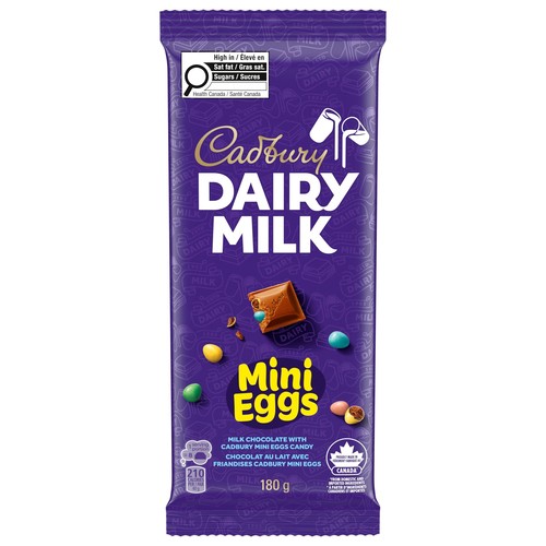 Cadbury Dairy Milk Milk Chocolate Bar With Mini Eggs 180 g