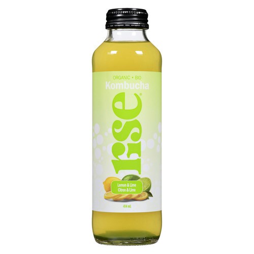 Rise Kombucha Lemon & Lime Organic 414 ml
