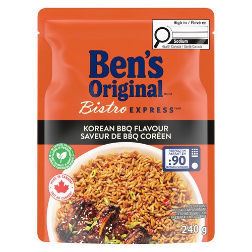 Ben's Original Rice Side Spicy Style Korean Bbq 240 g