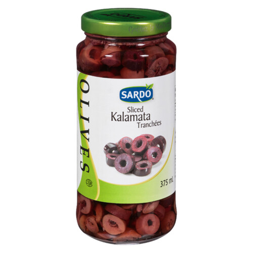 Sardo Kalamata Olives Sliced 375 ml