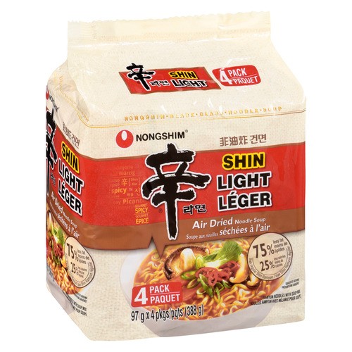 Nongshim Shin Ramyun Light Soup 4 x 97 g