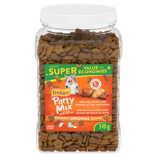 Friskies Cat Treats Party Mix Original Crunch With Real Chicken 510 g