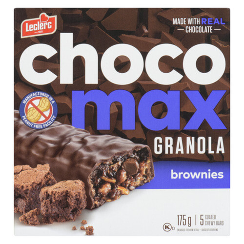 Leclerc Chocomax Granola Brownies 175 g