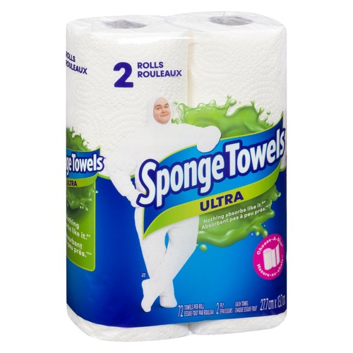 Sponge Towels Ultra Paper Towels 2 Pack