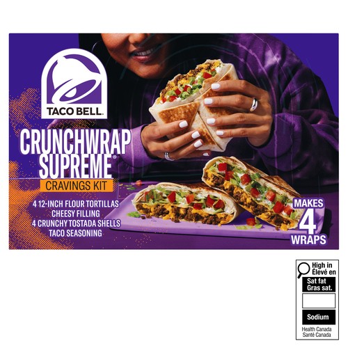 Taco Bell Cravings Kit Crunchwrap Supreme 642 g