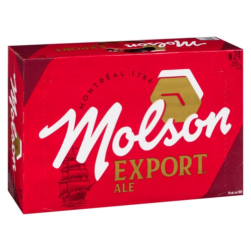 Molson Export Beer 5.5% Alcohol 24 x 355 ml (cans)