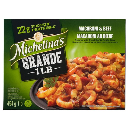 Michelina's Frozen Macaroni & Beef Grande 454 g