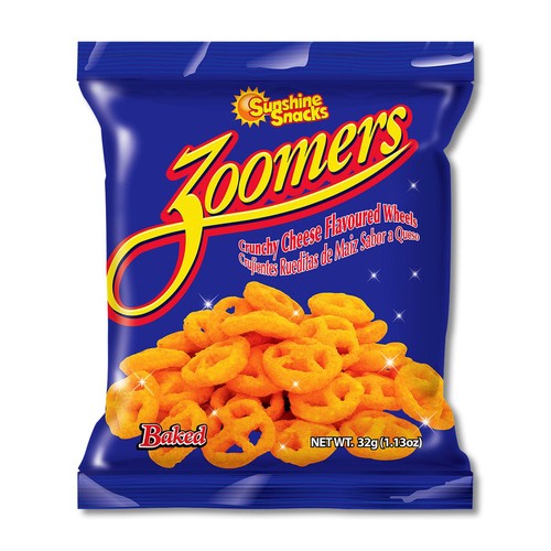 Sunshine Snacks Zoomers Crunchy Wheels Cheese Flavoured 32 g