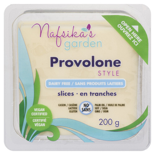 Nafsika's Garden Vegan Cheese Slices Provolone Style 200 g