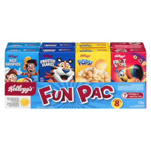 Kellogg's Cereal Fun Pack 210 g