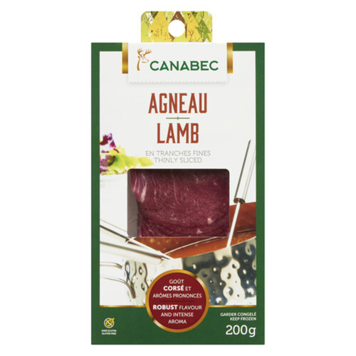 Gibiers Canabec Frozen Lamb Chinese Fondue 200 g