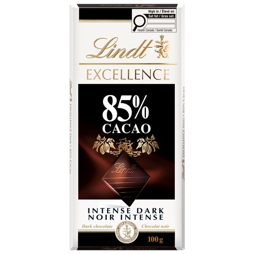 Lindt Excellence Dark Chocolate Bar 85% Cacao 100 g