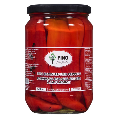 Fino Fine Foods Red Fire Roasted Peppers 720 ml