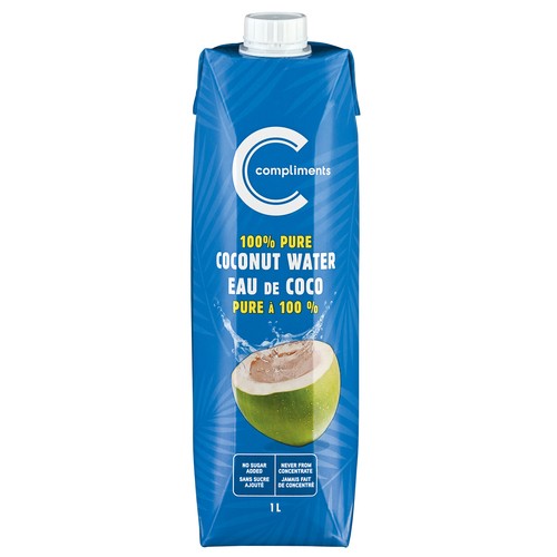 Compliments Coconut Water 100% Pure 1 L