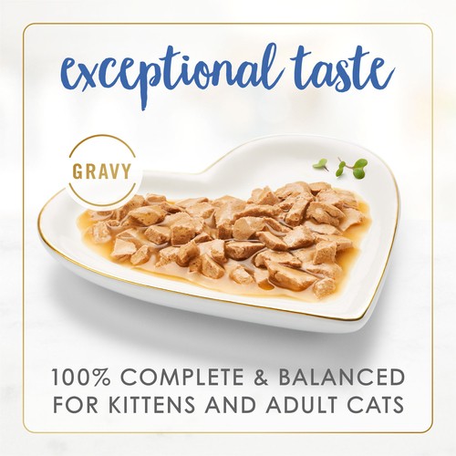 Fancy Feast Wet Cat Food Ocean Whitefish & Tuna Feast In Gravy 85 g