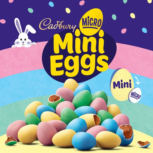 Cadbury Micro Mini Eggs Easter Chocolatey Candy Easter Treats 190 g