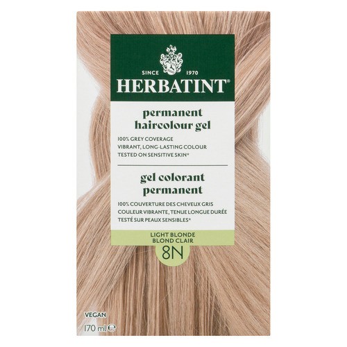 Herbatint Permanent Haircolour Gel 8N Light Blonde 170 ml
