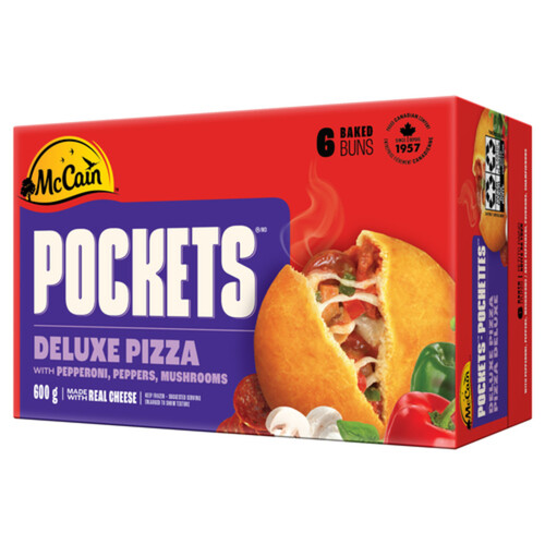 McCain Pizza Pockets Deluxe 6 x 100g