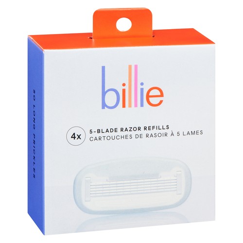 Billie 5-Blade Razor Refills 4 Pack