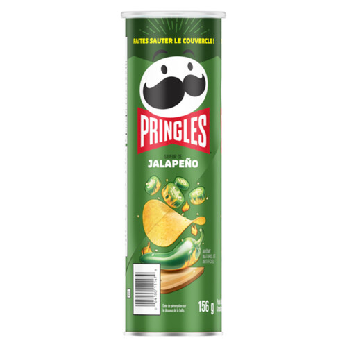 Pringles Canned Potato Chips Jalapeño 156 g