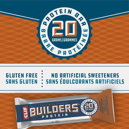 Builders Gluten-Free Protein Bars Chocolate Peanut Butter 6 Pack 408 g