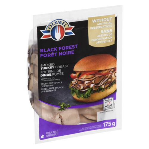 Olymel Smoked Turkey Breast Black Forest 175 g