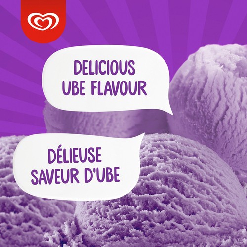 Walls Ube Ice Cream With Purple Yam Inspired By The Tastes Of Philippines 1.41 L