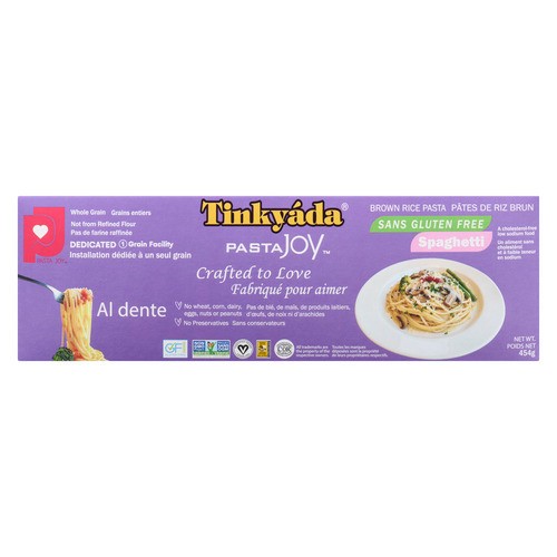 Tinkyáda Pasta Joy Gluten-Free Brown Rice Pasta Spaghetti 454 g