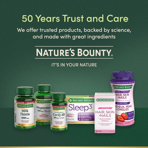 Nature's Bounty Hair Skin & Nails Plus Collagen Gummies 165 Count
