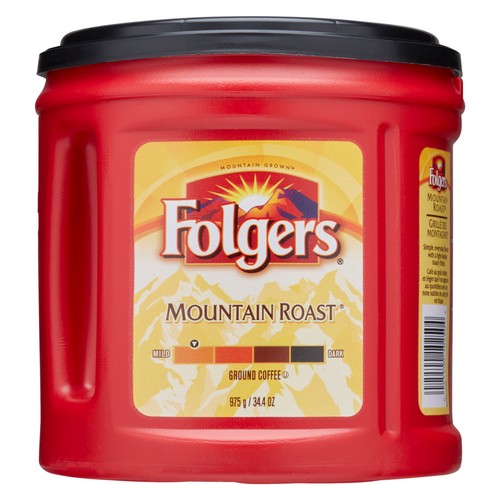 Folgers Ground Coffee Mountain Roast 975 g