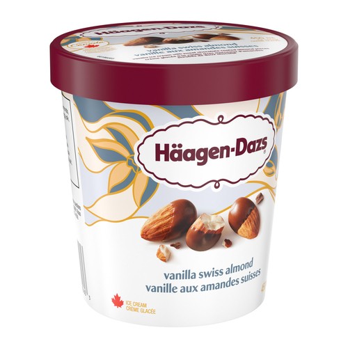 Haagen-Dazs Ice Cream Vanilla Swiss Almond 450 ml
