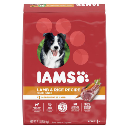 IAMS Proactive Health Adult Dry Dog Food Lamb And Rice 6.80 kg